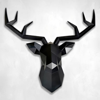 NordicAntler – Antilopenkopf-Wanddeko im Vintage-Stil