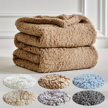 KuschelWolke – Flauschige Sherpa-Decke für Sofa & Bett, wendbar & waschbar