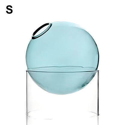 Amira – Farbige Glas Kugelvase Deko