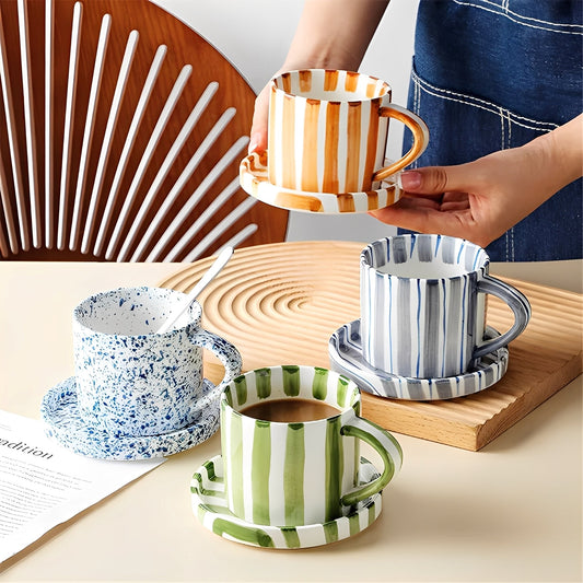 Elena – Retro Keramik Kaffeetasse