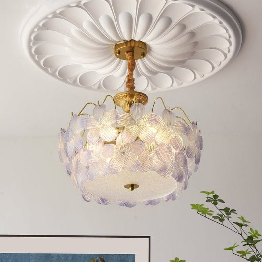 Yrsa – Vintage Glas-Kronleuchter
