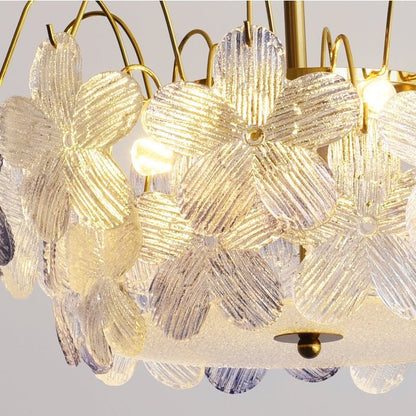 Yrsa – Vintage Glas-Kronleuchter