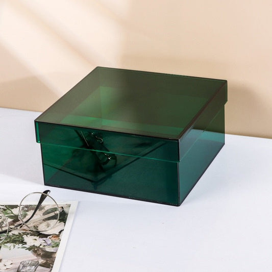 ColorPop – Bunte Acryl-Aufbewahrungsbox mit Deckel