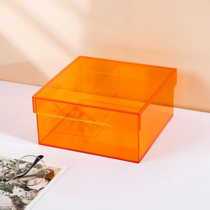 ColorPop – Bunte Acryl-Aufbewahrungsbox mit Deckel