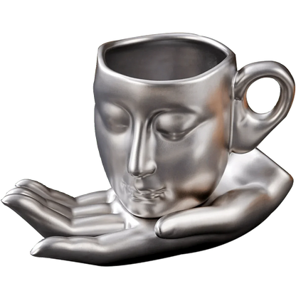 FaceBrew – Kaffeetassen-Set mit minimalistischer Gesichtsform