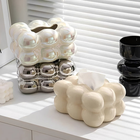 Reiko – Schicke Taschentuchbox aus Keramik