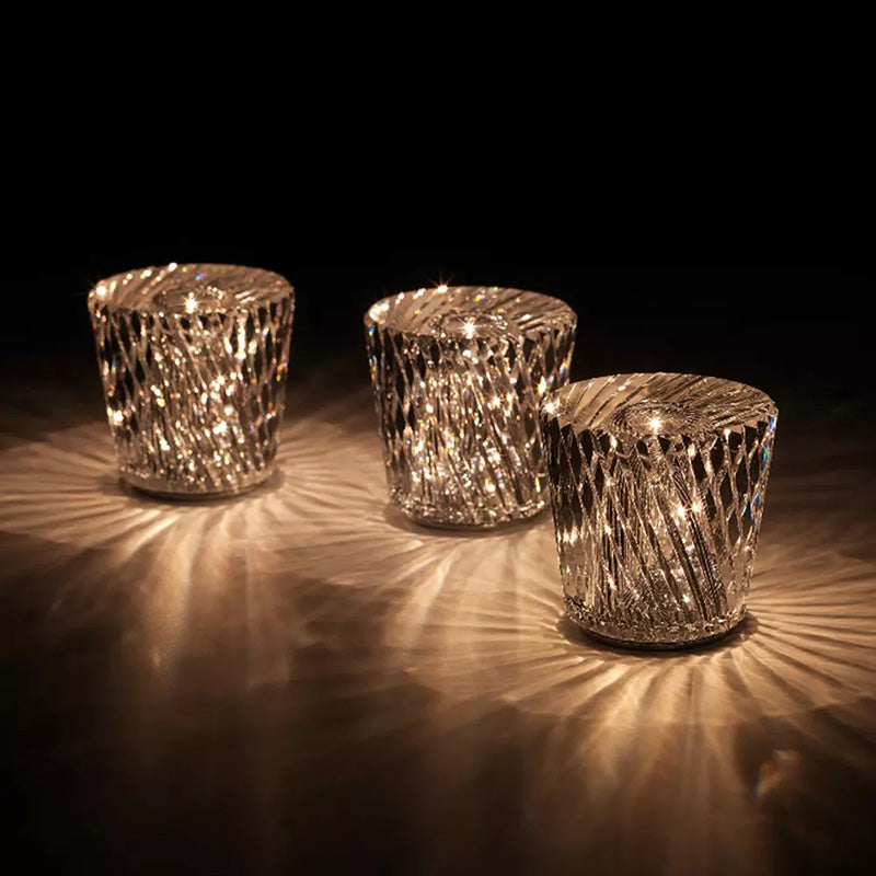 Aurelia – Kabellose Kristalllampe für den Tisch mit LED-Technologie