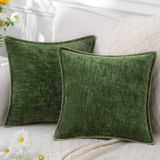 Audrey – Chenille-Kissenbezug für edles Wohndesign