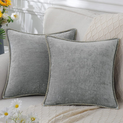 Audrey – Chenille-Kissenbezug für edles Wohndesign
