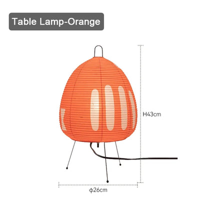 Japanische Reispapier-Tischlampe