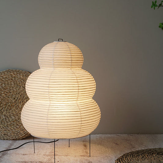 Künstlerische Lampe Aus Reispapier Im Japanischen Stil