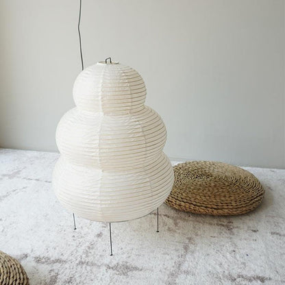 Künstlerische Lampe Aus Reispapier Im Japanischen Stil