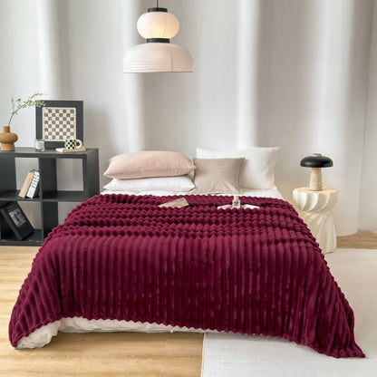 Schwere Samtdecke fürs Schlafsofa