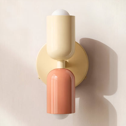 Cleah – Moderne Wandlampe mit zwei Eisenköpfen