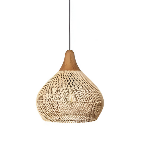 Yuji – Boho Rattan Hängelampe
