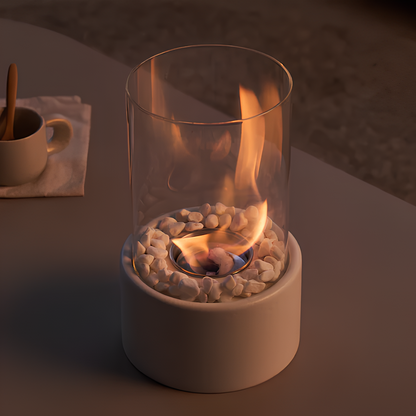 Lumea – Tragbare Glas-Tischfeuerlampe