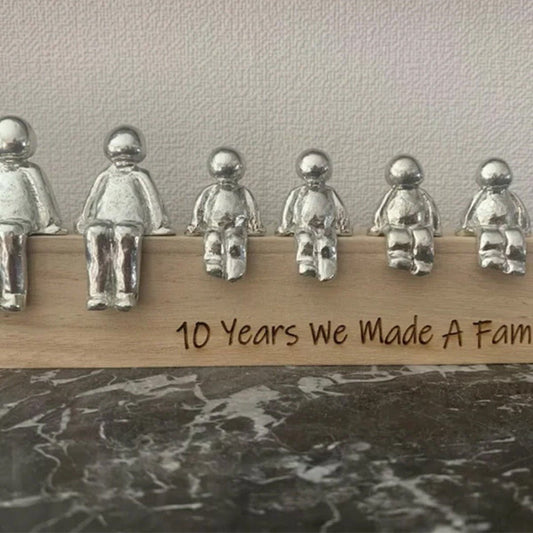 Skulptur Unendliches Familienband
