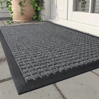 geometrische Fußmatte für den Eingangsbereich