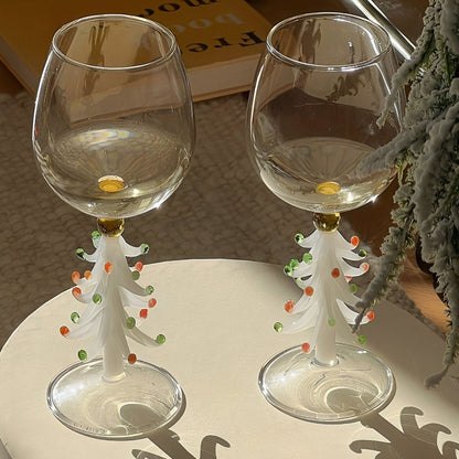 Festiva – Weihnachtsbaum-Weinglas aus Borosilikat