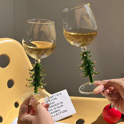 Festiva – Weihnachtsbaum-Weinglas aus Borosilikat