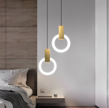 Nordra – LED-Hängelampe im skandinavischen Ringlook für moderne Wohnräume