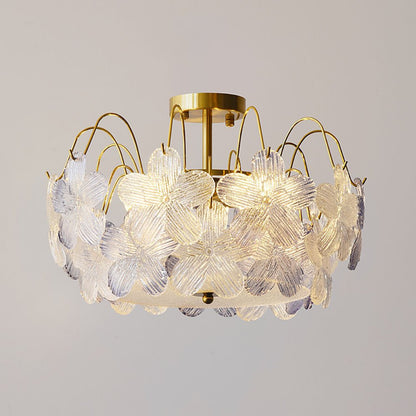 Yrsa – Vintage Glas-Kronleuchter