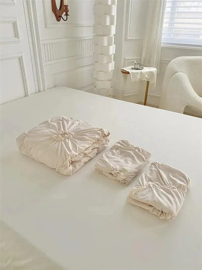 Seren – 3D Bettwäsche-Set mit Twist-Falten-Muster