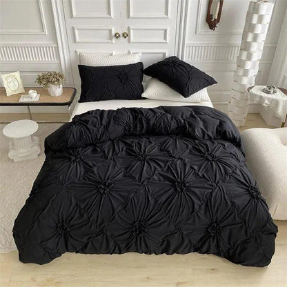 Seren – 3D Bettwäsche-Set mit Twist-Falten-Muster