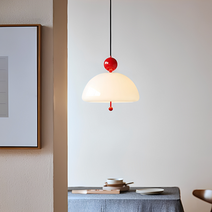 Ruffa – Vintage Glas-Leuchter im skandinavischen Stil