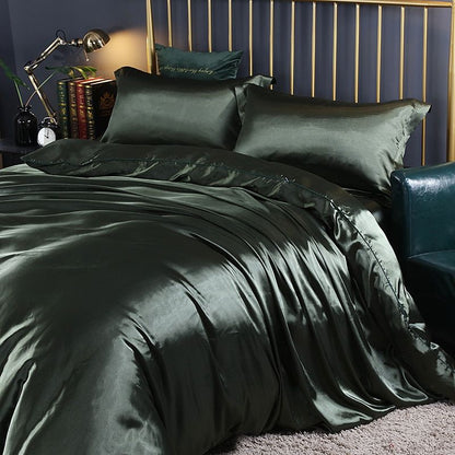 Nordic Dream - 4 Stück Superweiches Luxusseide Bettwäsche Set