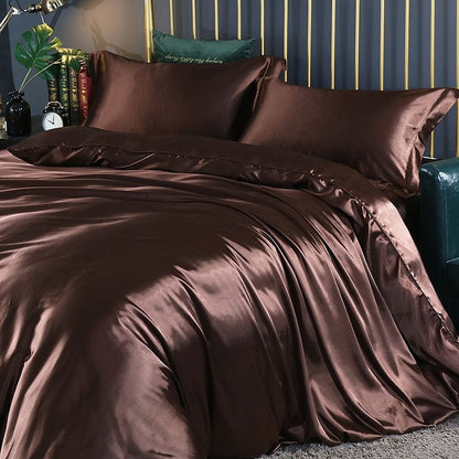 Nordic Dream - 4 Stück Superweiches Luxusseide Bettwäsche Set