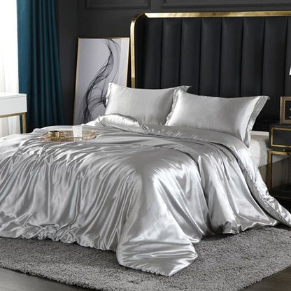 Nordic Dream - 4 Stück Superweiches Luxusseide Bettwäsche Set