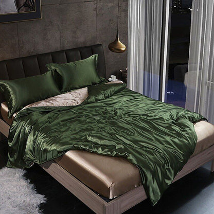 Nordic Dream - 4 Stück Superweiches Luxusseide Bettwäsche Set