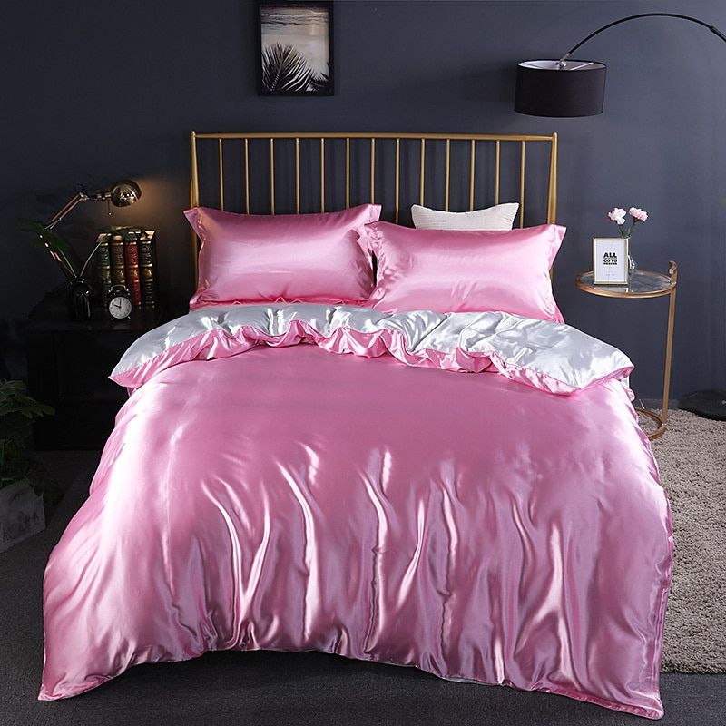 Nordic Dream - 4 Stück Superweiches Luxusseide Bettwäsche Set