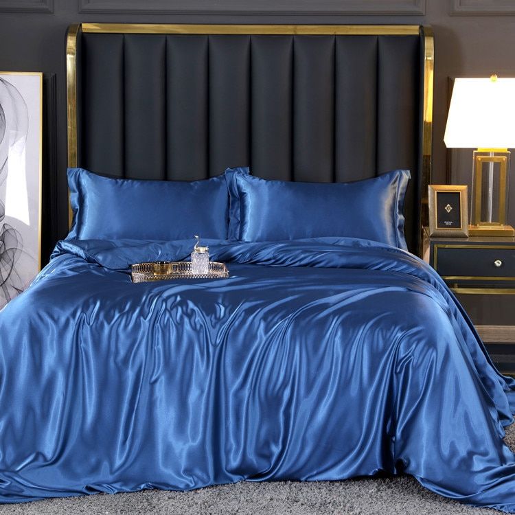 Nordic Dream - 4 Stück Superweiches Luxusseide Bettwäsche Set