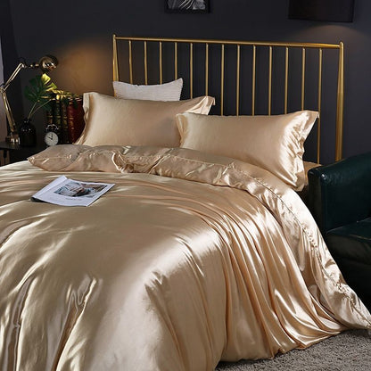 Nordic Dream - 4 Stück Superweiches Luxusseide Bettwäsche Set