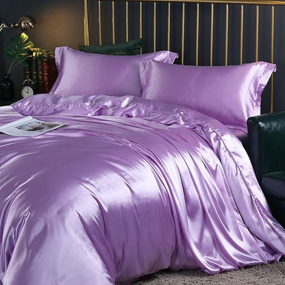 Nordic Dream - 4 Stück Superweiches Luxusseide Bettwäsche Set