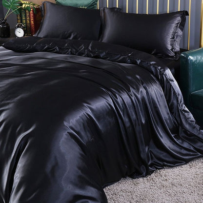 Nordic Dream - 4 Stück Superweiches Luxusseide Bettwäsche Set