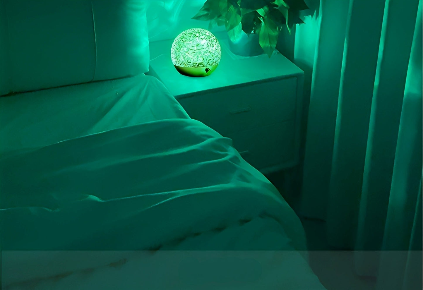 Lyra – Kristalllicht mit Wasserwellenprojektion