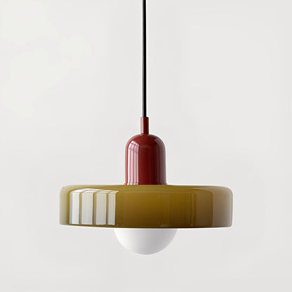 Maya – Retro Bunte Glas Pendelleuchte