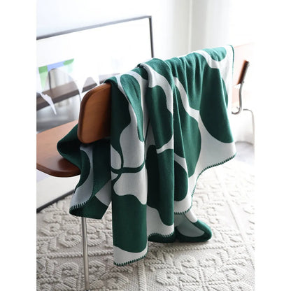 Akemi – Jacquard-Cashmere-Wolldecke