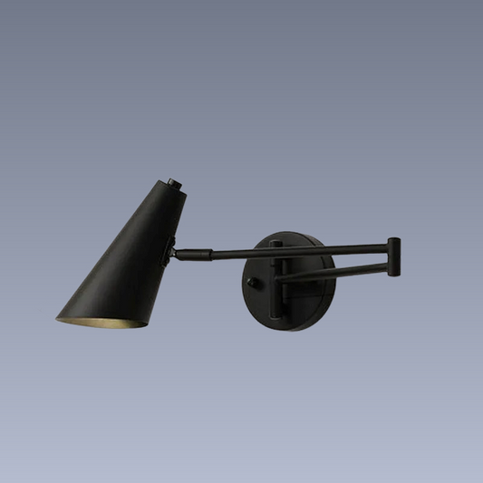 Mira – Klappbare Lampe für die Wand mit beweglichem Arm