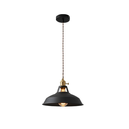Mella – Industrie-Hängelampe im Macaron-Design aus Metall