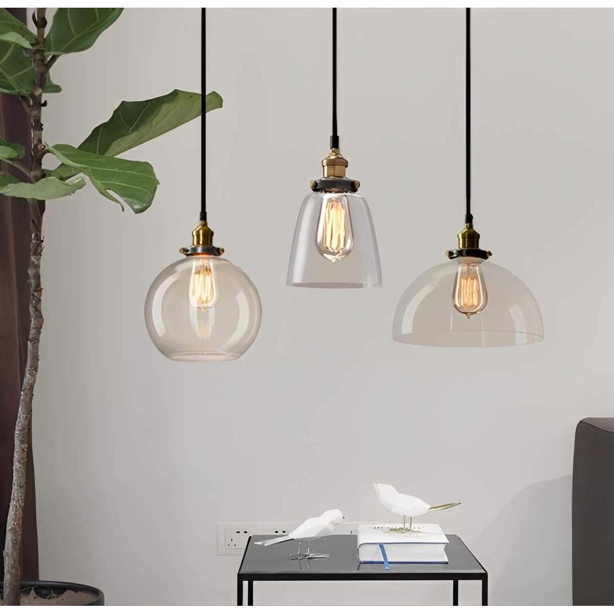 Iya – Kreativer Vintage-Lüster aus Glas