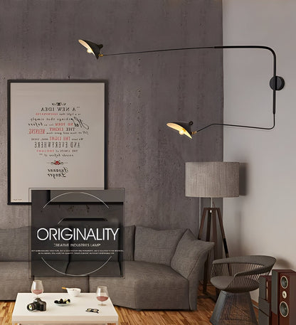 Aurelio – Moderne Wandleuchte mit schwenkbarem Arm