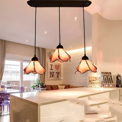 Vivienne – Tiffany Retro Glas-Deckenlampe