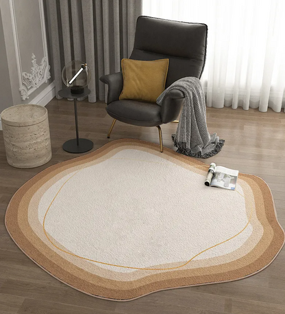 Ivara – Runder Teppich mit geometrischem Design