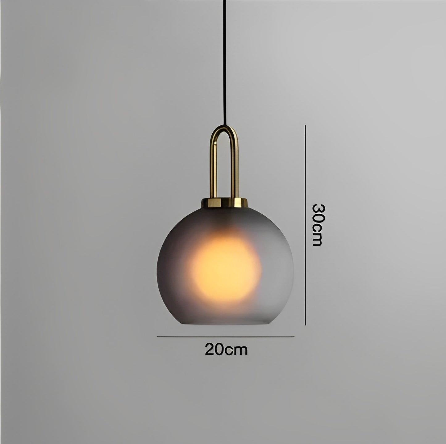 Shanna – Nordische Glas-Kugel Hängeleuchte