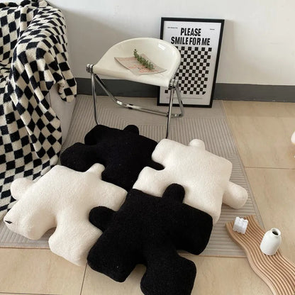 PuzzlePlush – Kreatives Schmusekissen im Puzzle-Stück-Design