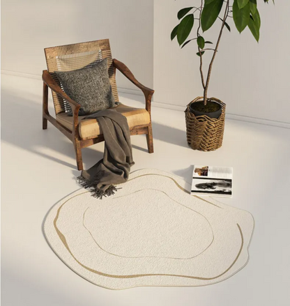 Ivara – Runder Teppich mit geometrischem Design